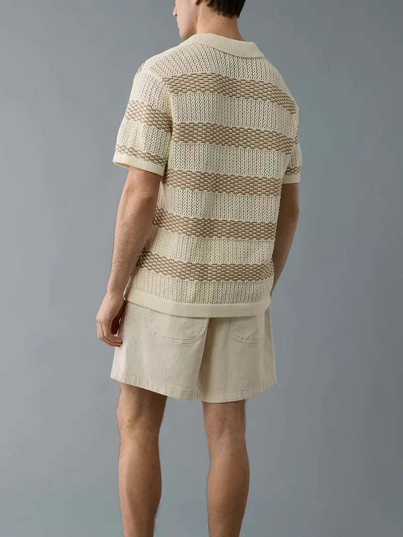 The Coastal Stripe Polo