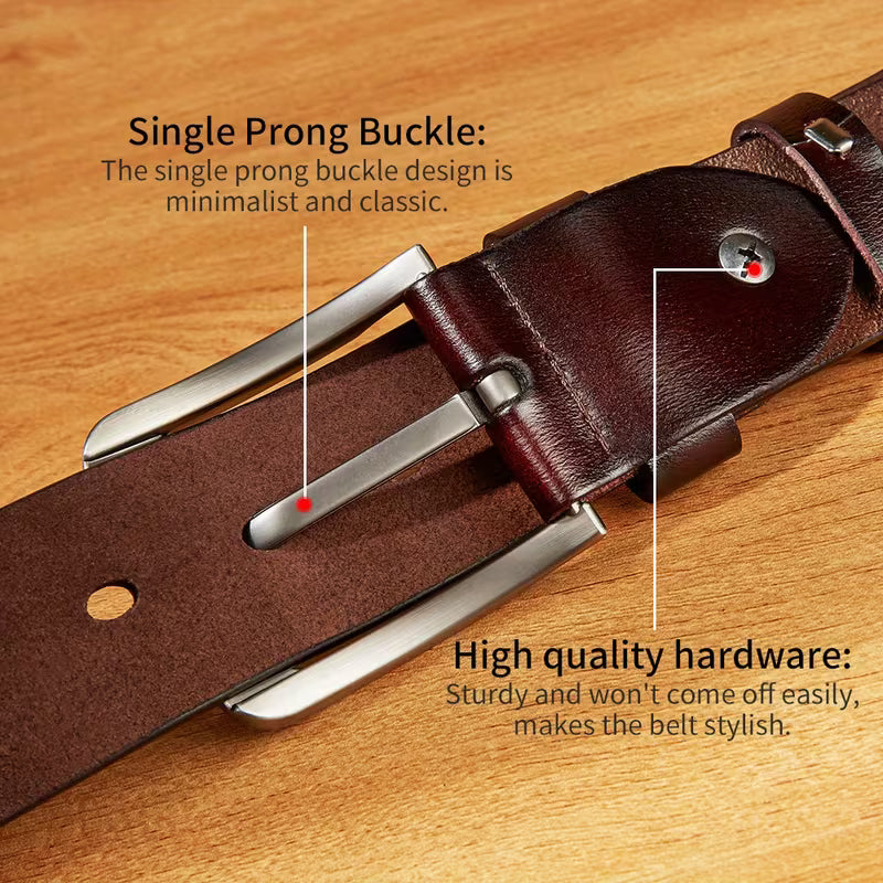The Windsor Full-Grain Leather Belt