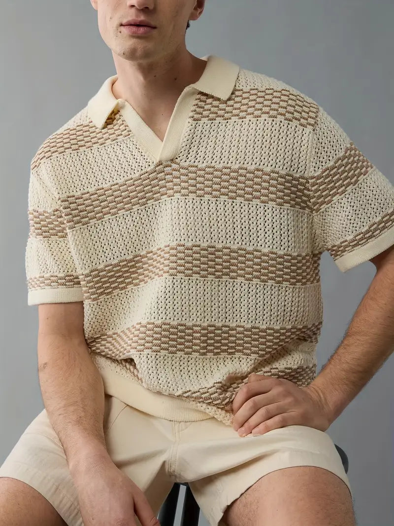 The Coastal Stripe Polo