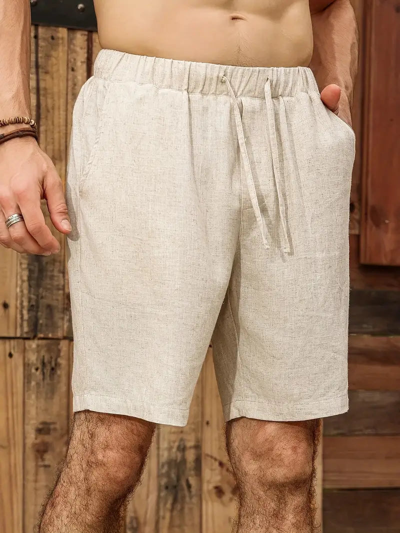 The Santorini Linen Shorts