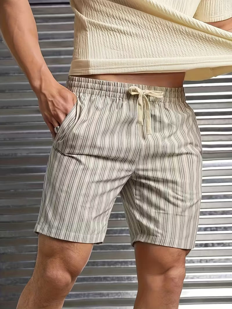 The Davenport Striped Summer Shorts